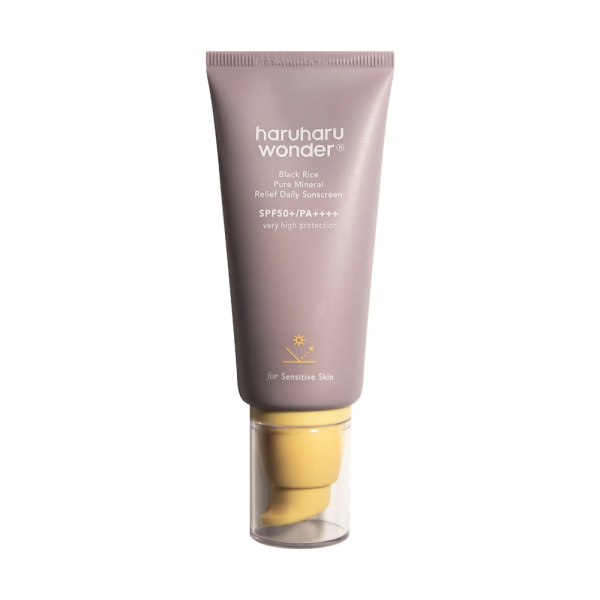 Haru Haru BLACK RICE pure mineral relief daily sunscreen SPF50+ PA++++